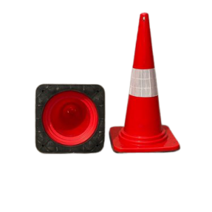 Heavy weight safety cones, screw based safety cone